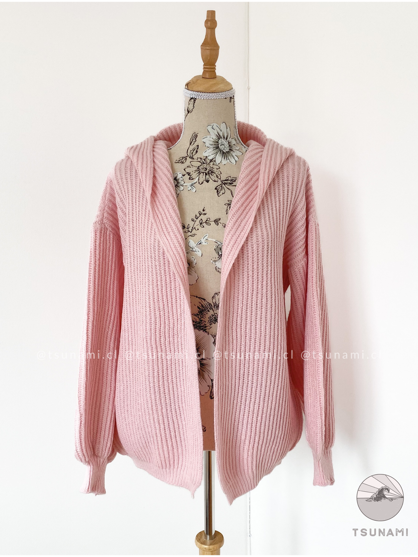 Cardigan con gorro