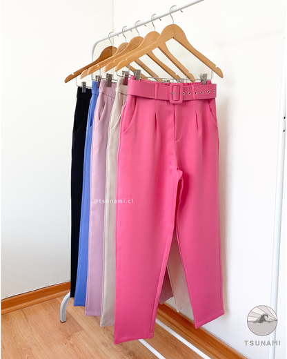 Pantalón sastrero con cinturón