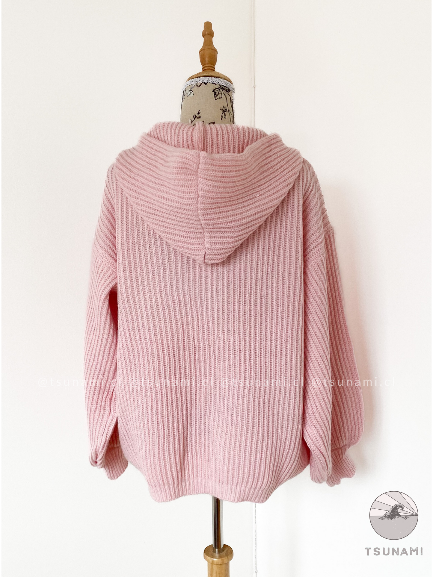 Cardigan con gorro