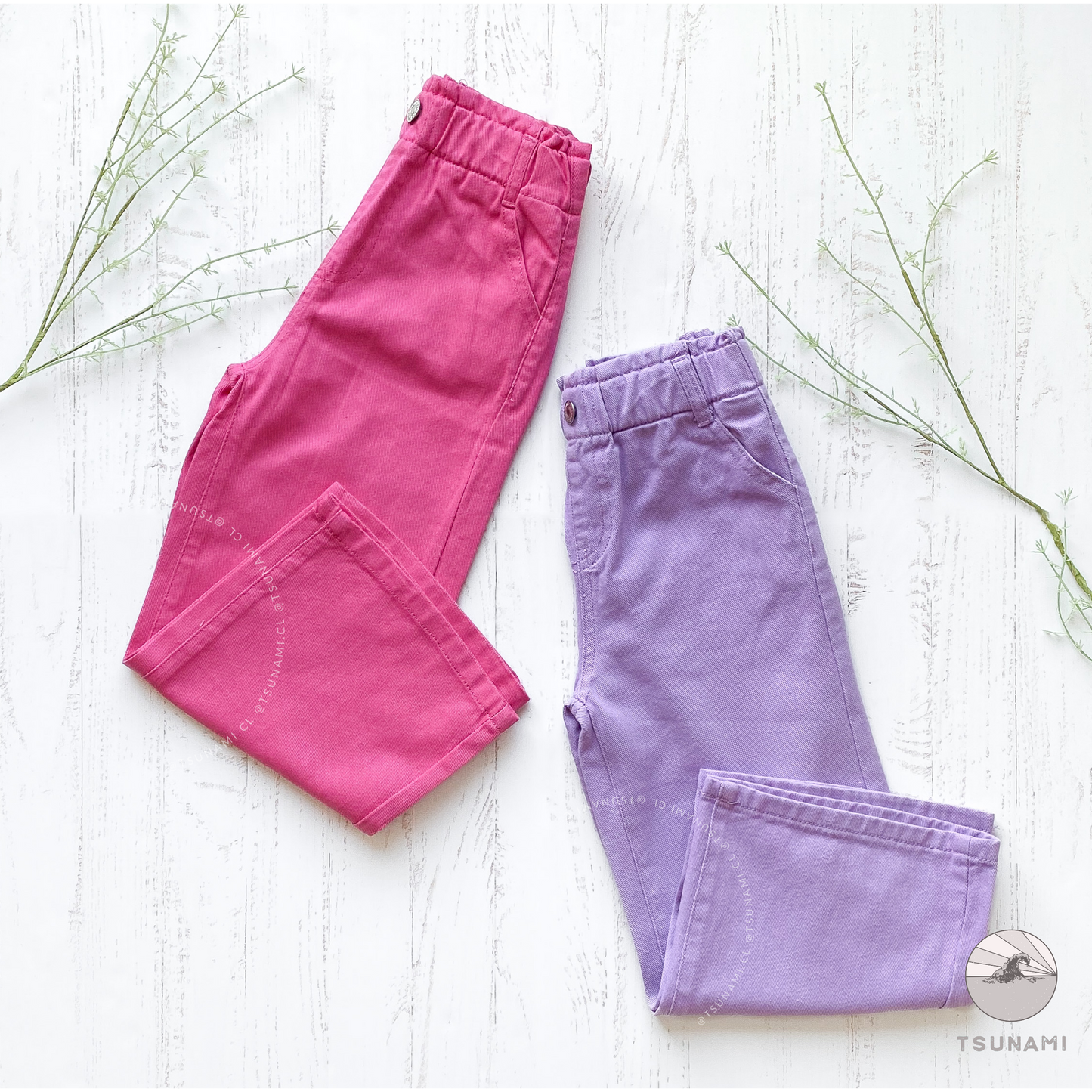 Pantalón wide leg colores