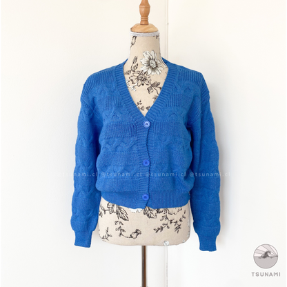 Cardigan con diseño zigzag