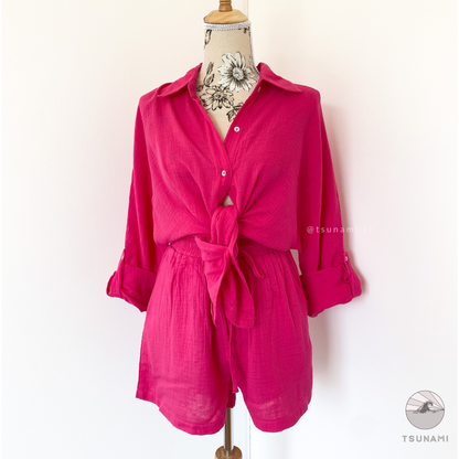 Conjunto camisa y short
