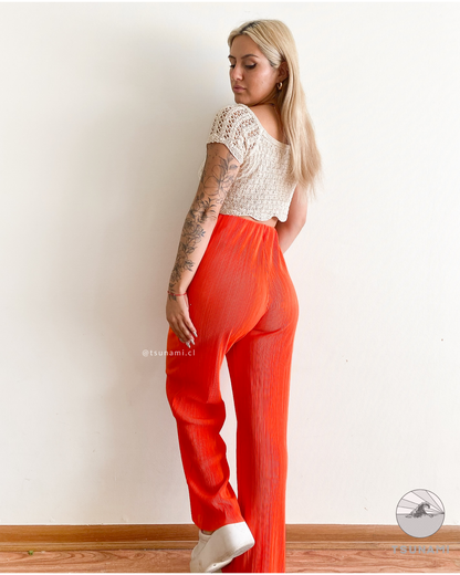 Pantalón plisado