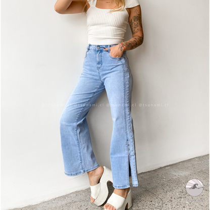 Wide leg con abertura