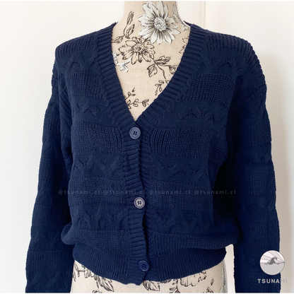 Cardigan con diseño zigzag