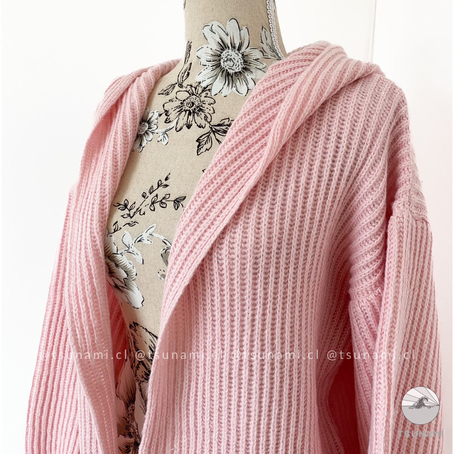 Cardigan con gorro
