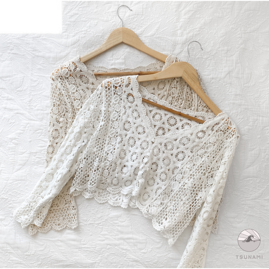 Top macramé