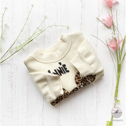 Polerón con minnie animal print