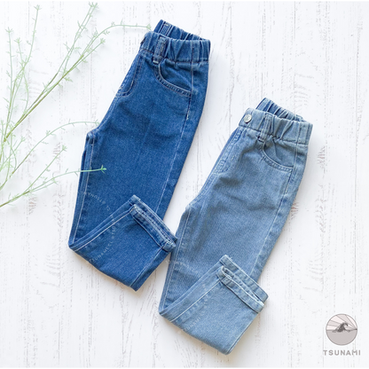Jeans con pretina elástica