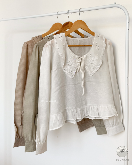 Blusa manga larga