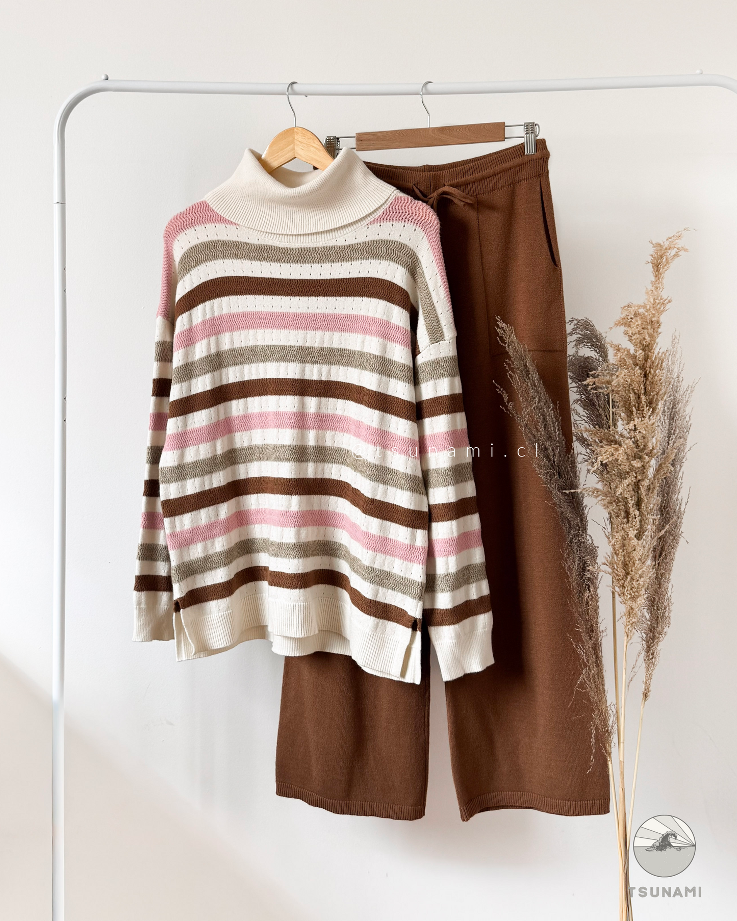 Conjunto Siena | Conjunto Sueter Cuello Alto y Pantalón