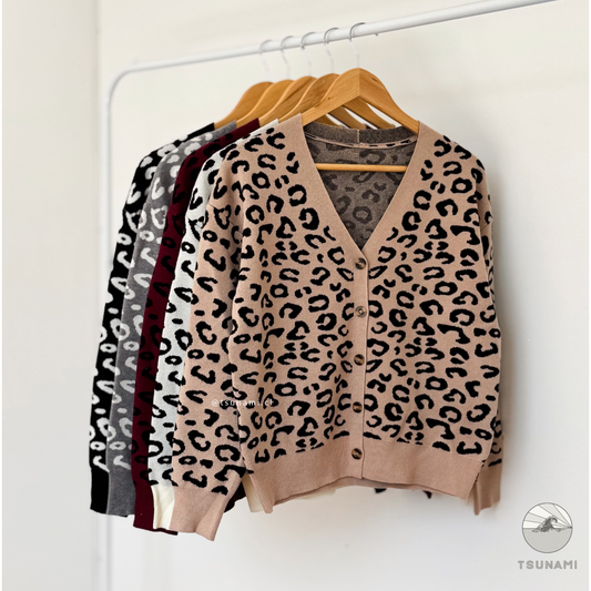 Cárdigan animal print