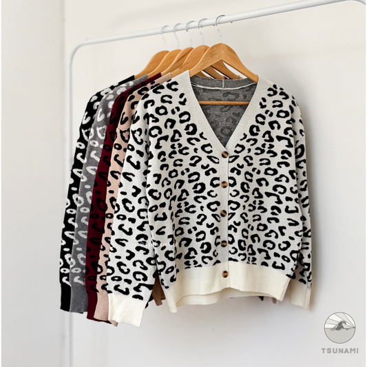 Cárdigan animal print