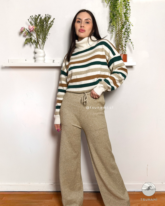 Conjunto Siena | Conjunto Sueter Cuello Alto y Pantalón