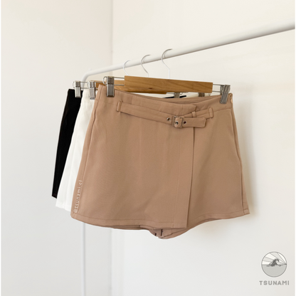 Falda short cinturón