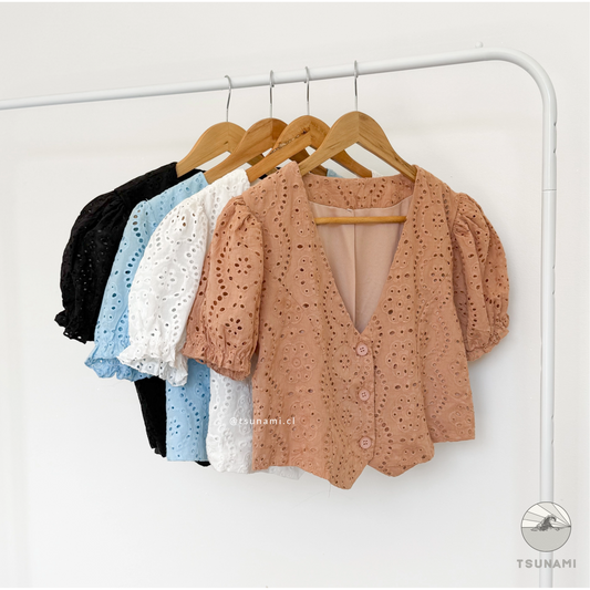 Blusa broderie