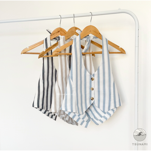 Top halter líneas