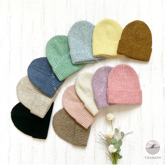 Gorro de lana jaspeado