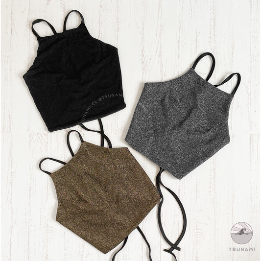 Top halter brillos