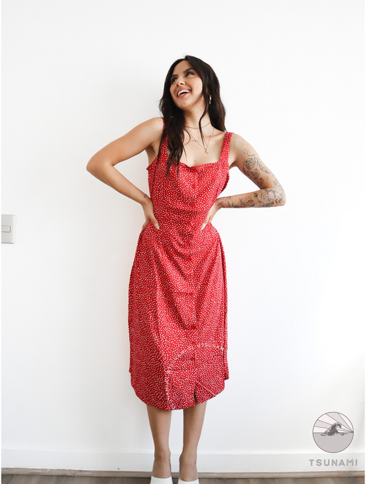 Vestido lunares