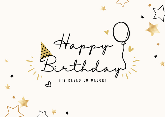 Gift card cumpleaños